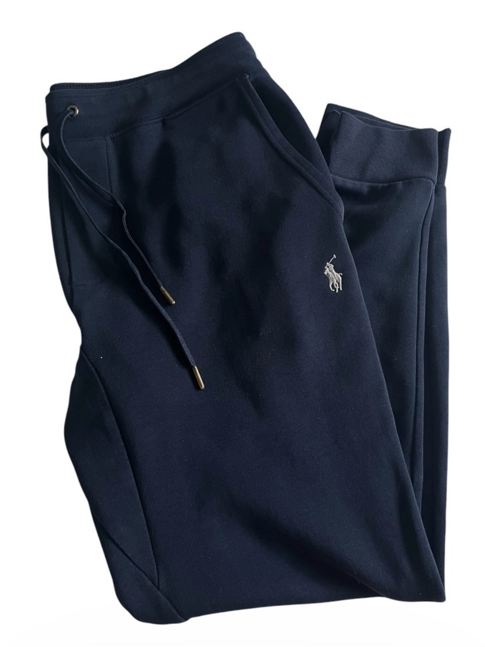 Polo Ralph Lauren Sweatpants Joggers Navy Casual Drawstring Ankle Men Small